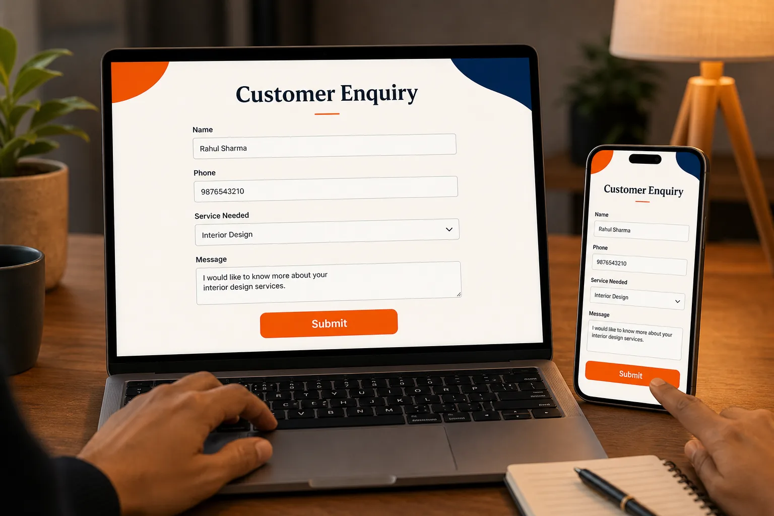 CRM and customer information collection workflow for business automation